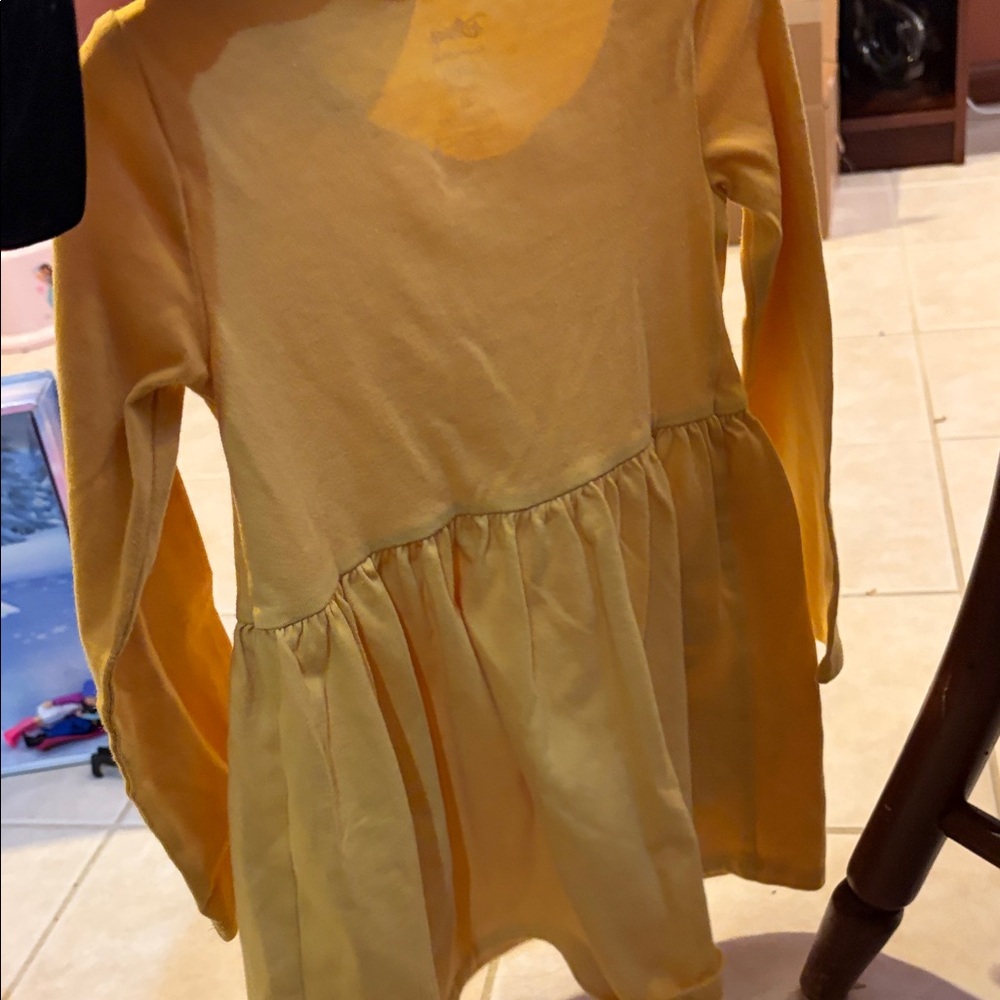 Disney Yellow Dress with Cartoon Characters - Picture 5 of 5